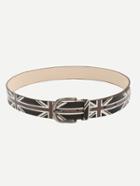 Shein The Union Jack Print Buckle Belt
