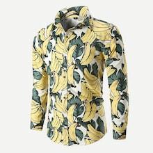 Shein Men Allover Banana Print Shirt