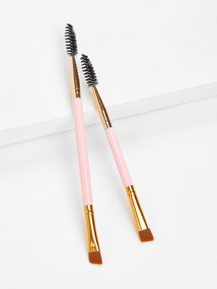 Shein Double Ended Eye Brush 2pcs