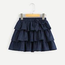 Shein Girls Tiered Layer Ruffle Skirt