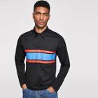 Shein Men Button Front Color Block Polo Shirt