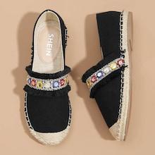 Shein Tassel Detail Cap Toe Flats