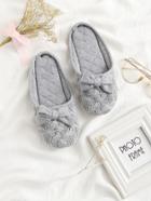Shein Bow Decorated Flat Slippers