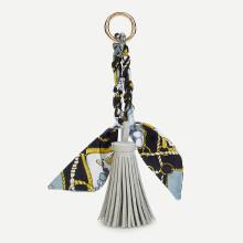 Shein Scarf Decorated Tassel Keychain