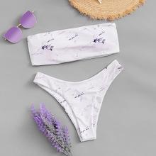 Shein Random Pattern Bikini Set