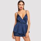 Shein Wrap Pleated Cami Jumpsuit