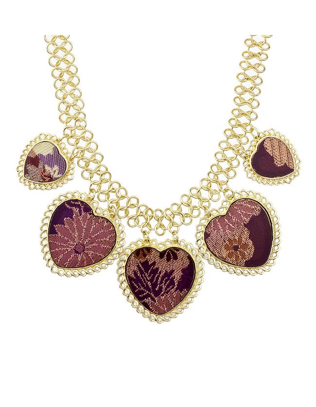 Shein Acrylic Heart Collar Necklace