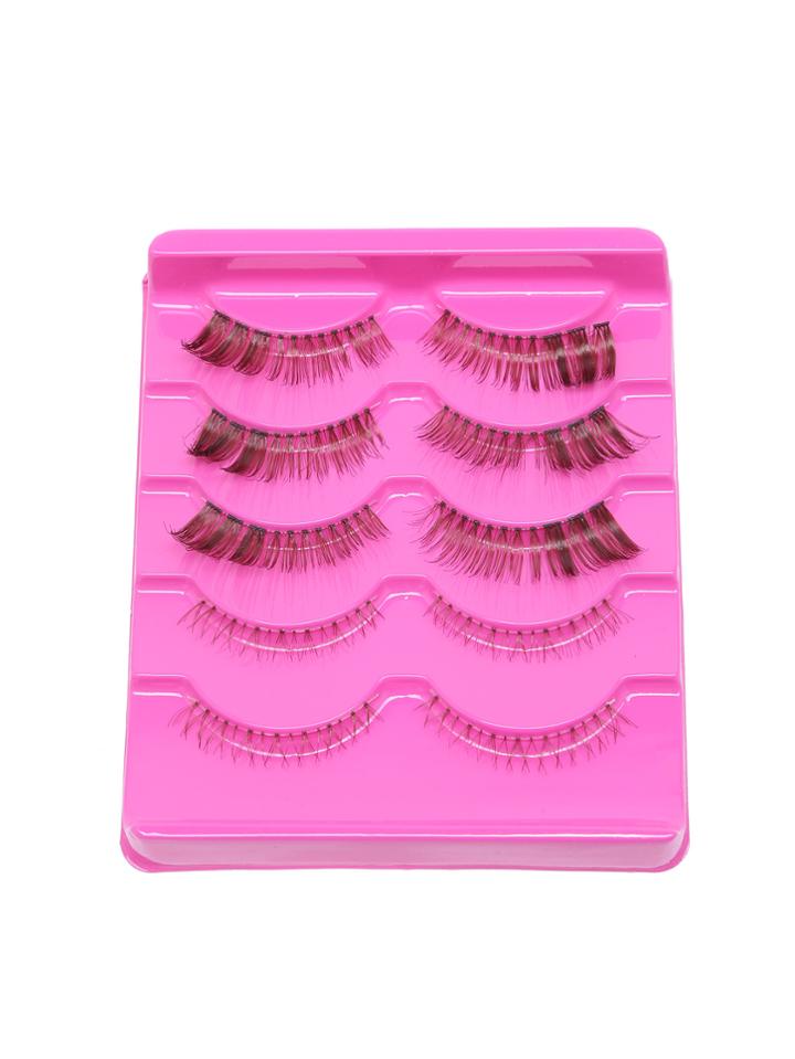 Shein Natural Curly Long False Eyelashes