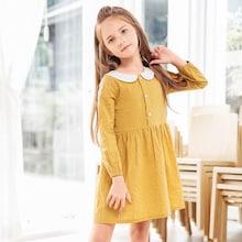Shein Toddler Girls Solid Babydoll Dress