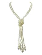 Shein Multilayers Braided Pearl Necklace