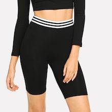 Shein Striped Leggings Shorts