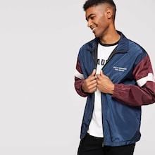 Shein Men Cut-and-sew Windbreaker Jacket