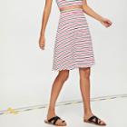 Shein Striped A-line Skirt