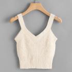 Shein Solid Knit Top