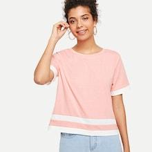 Shein Striped Boxy Tee