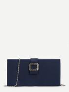 Shein Buckle Front Clutch Chain Bag