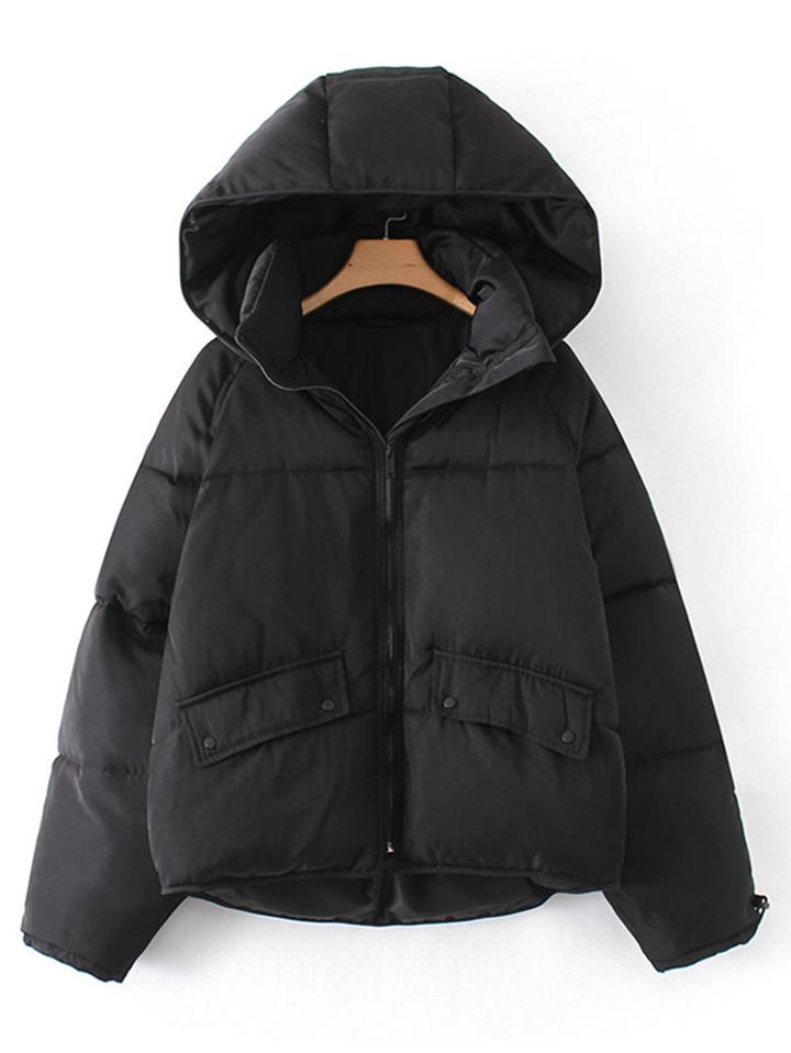 Shein Raglan Sleeve Padded Coat