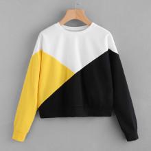 Shein Cut & Sew Drop Shoulder Pullover