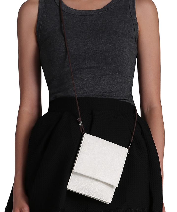 Shein White Casual Pu Shoulder Bag