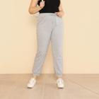 Shein Plus Pearl Beaded Drawstring Sweatpants