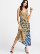 Shein Multicolor Paisley Print Cami Dress