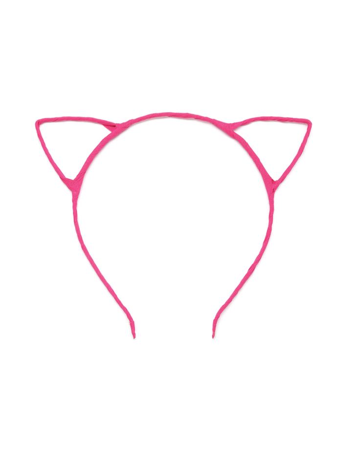 Shein Hot Pink Cat Ear Hair Band