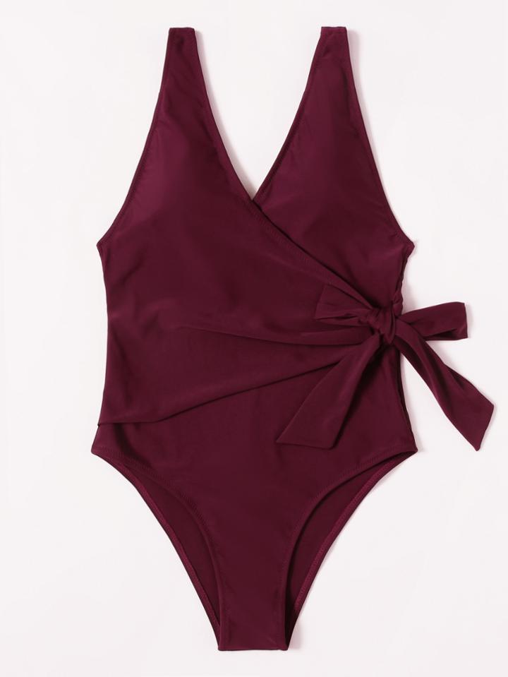 Shein Wrap Knot Swimsuit