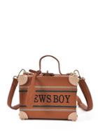 Shein Slogan Embroidery Box Bag