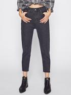 Shein Raw Cut Tapered Jeans