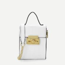 Shein Piping Detail Chain Bag