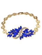 Shein Blue Rhinestone Women Bracelet
