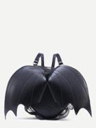 Shein Black Angle Wing Contrast Lace Backpack