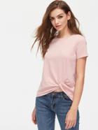 Shein Twist Front T-shirt