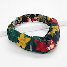 Shein Tropical Half Turban Headwrap