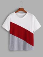Shein Color Block Short Sleeve T-shirt