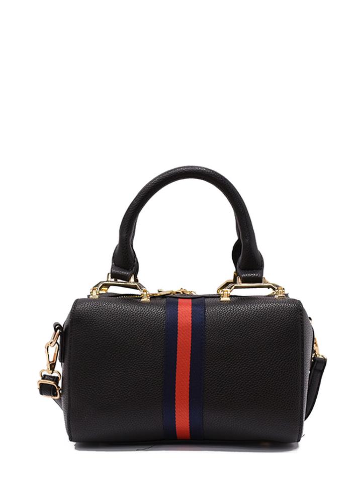 Shein Striped Design Pu Shoulder Bag