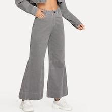 Shein Flare Leg Corduroy Pants