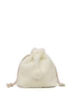Shein Pom Pom Decor Fluffy Drawstring Pouch Bag