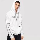 Shein Men Letter Embroidery Hooded Sweatshirt