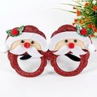 Shein Christmas Santa Claus Decorative Glasses
