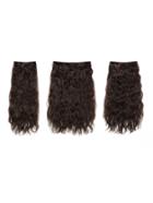 Shein Black Cherry Clip In Curly Hair Extension 3pcs
