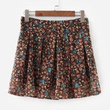 Shein Calico Print Chiffon Skort
