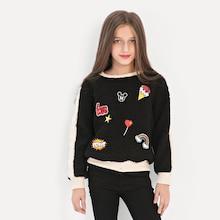 Shein Girls Cartoon Print Sweatshirt