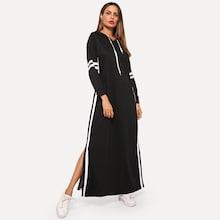 Shein Zip Detail Patched Back Dress