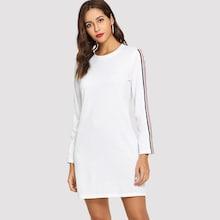 Shein Striped Side Tunic Dress