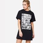 Shein Short Sleeve Graphic Tee Dress