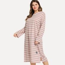 Shein Plus Striped Split Side Night Dress