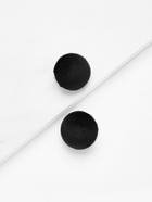 Shein Round Button Design Stud Earrings