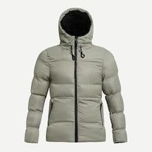 Shein Men Drawstring Solid Puffer Coat