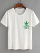 Shein Graphic Print Simple T-shirt